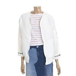 [카이아크만] 7부소매롤업 스모킹 항공 점퍼(KPBJP125W0_WH)