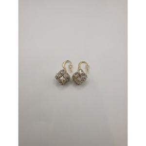 [스텔라앤로라]여성귀걸이 특수큐빅 큐브 귀걸이 18K도금 SAR-121 골드