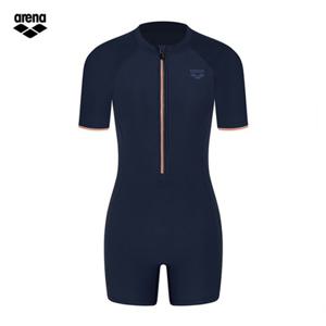 아레나 엣지 A4BL1LI01 NVY (주머니백 증정) 여성 일반 반소매 3부반신슈트 수영복