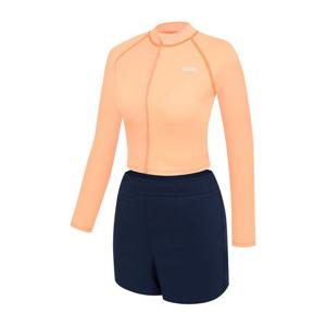 이니셜 크롭 집업 래쉬가드세트A4BL1PS03NCR_MN