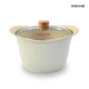 키친아트 주물냄비 베이직 인덕션냄비 세라믹코팅 곰솥 냄비 26cm