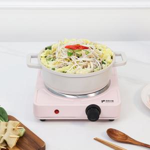 키친아트 간편하게 사용하는 휴대용 1구 핫플레이트 전기레인지 KP-2650 / 핑크