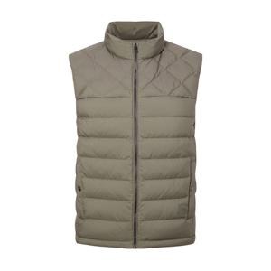 헤지스 골프 24FW 카키 남성 에센셜 구스다운 베스트 HUJU4D702K1