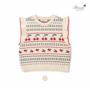 [페리미츠] 체리 니트조끼(P2441K460_05)