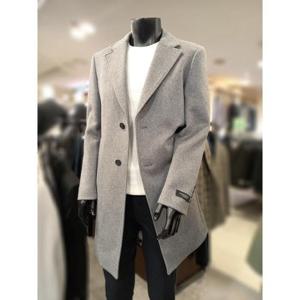 워모 세이브존01 캐시미어혼방 라이트그레이 모직코트 MWLJHJ50