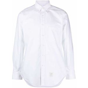 [THOM BROWNE] 라프리마 남성 셔츠 buttonup 코튼 MWL010EF0313 100 화이트 /9