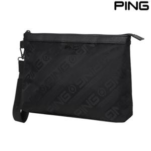 골프양말증정_PBS 남성 로고 자가드 클러치백 111E1BG001