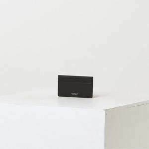 [질스튜어트핸드백] 블랙 가죽 로고 2단 남성 카드지갑 JUHO4F147 BK