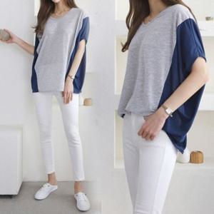 [오너클랜]인기상품 IL 빅사이즈 E028H210 오버핏 모닝배색가오