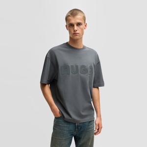 [공식][휴고] 정가  145,000  로고 디테일 코튼 반팔 티셔츠 오버핏 50525765_086