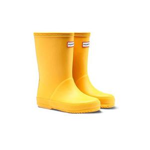 [토박스] (130-210mm) 헌터 키즈 퍼스트 클래식 옐로우 부츠 신발 HTKCE2TSFK11YEL