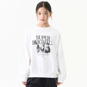 [더데이걸]모노 실사 스웻셔츠 TGMA25101_IC