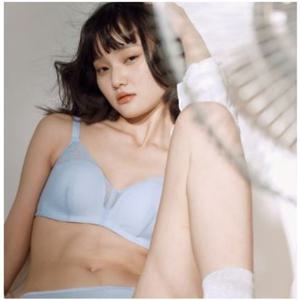 [예스]스카이블루/연베이지 아쿠아 쿨핏 노와이어 브라 2종택1 YSWBZ605