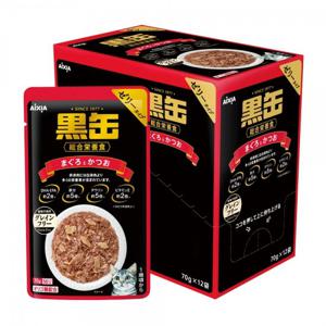 아이시아 흑관 그레인프리 주식 파우치 참치 가다랑어 70g x 12개(BP-55)