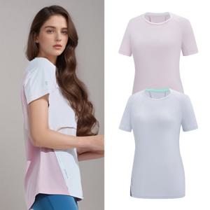 콜핑 여성 아이스본 냉감 필라테스 등산 반팔 라운드 티셔츠 KSC492UT3W