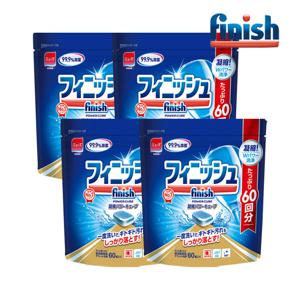 [피니시]피니시 파워큐브 식기세척기 미니 세제 60개입 300g x4
