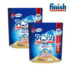 [피니시]피니시 파워큐브 식기세척기 미니 세제 60개입 300g x2