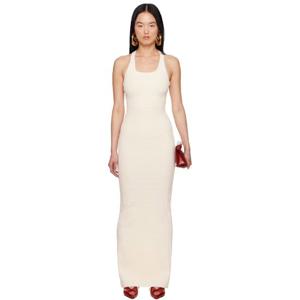 쟈크뮈스 원피스 오프 화이트 라 크루아제르 더 스칼라 맥시 드레스 251553F055013