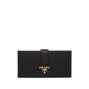 프라다 프라다 로고 플라크 장지갑 1MV025QWA