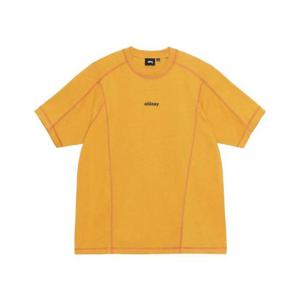 스투시 웨이브 코튼 크루 티셔츠 머스타드 1140347