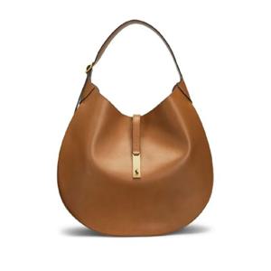 폴로 랄프로렌 미디엄 가죽 숄더 백  428867518002