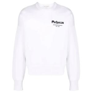 25 FW Alexander McQueen 알렉산더 맥퀸 로고 프린트 스웨트셔츠 671947QSX56 TP432021132