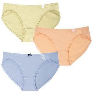 [예스][솔리드]레터링 면스판 여성팬티 4종택1YSWPZ951