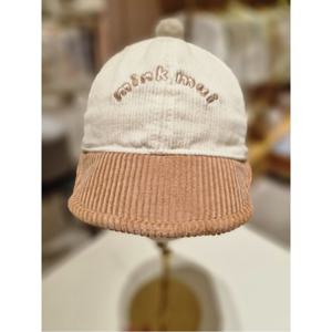 (밍크뮤10) 25가을겨울신상(IV)쁘띠폼폼코듀로이배색캡 HK (35A1480002)