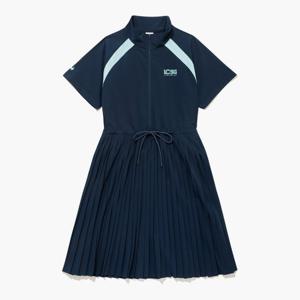 [르꼬끄골프] 여성 반팔 반집업 플리츠 원피스 (GQ322LOP71)