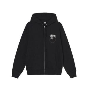 스투시 8볼 후드 집업 블랙   22SS 1974760