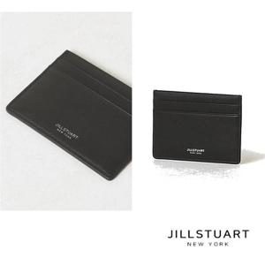 [질스튜어트] 블랙 가죽 로고 2단 카드지갑 JUHO4F147BK