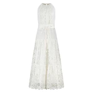 핑코 롱 원피스 104857A2G9 Z05 WHITE