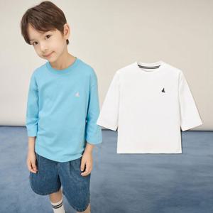 [시즌30%OFF][빈폴키즈] 25FW [Essential] 수피마 베이직 7부 티셔츠 (2종 택1)