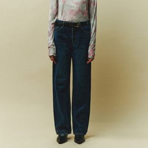 [플랙진]여성 로그 M61 스트레이트 진청 데님 팬츠 (PJTH5LGM615)