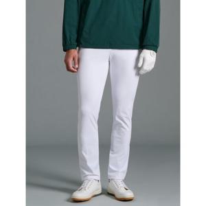 [빈폴골프] 남성 가을 면터치 슬림 팬츠 - 화이트 (BJ5821B011)