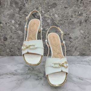 [탠디]여성 124042 체인장식 슬링백 샌들 4cm MS1_SH