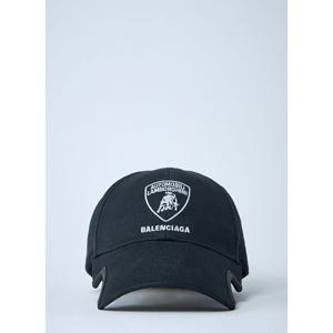 발렌시아가 로고 모티프 코튼 트윌 베이스볼 캡 835105 410B2 1