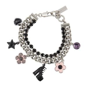 마크제이콥스 미니 아이콘 닷 참 팔찌 2F5JBR001J21 099 SILVER