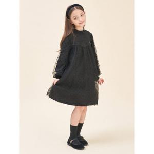 [시즌30%OFF][빈폴키즈] [러블리 빙키 걸즈] 반목 트윙클 샤 원피스  블랙 (BI5871G055)