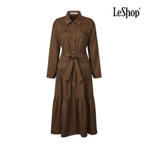 르샵  카라넥 오픈 캉캉 스트랩 원피스 (BP8OP008A)