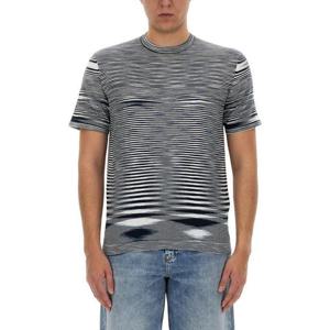 미소니 반팔 셔츠 UC23SL03 BK013BF7050 BLUE