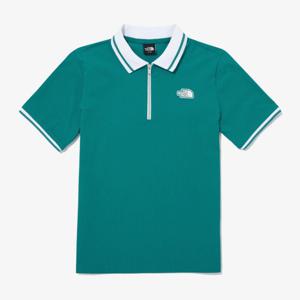 M 노스페이스반팔 DQC NT7PQ37C 여성 아이스 필드 반팔 집업 폴로