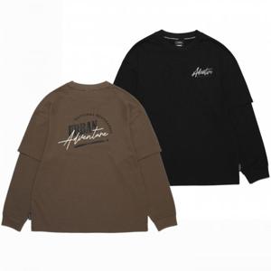 내셔널지오그래픽키즈 GD (K253UTS030) 레이어드 싱글 티셔츠 긴팔