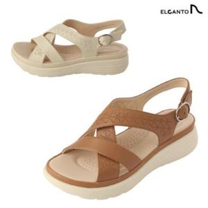 엘칸토 HC14 여성 쿠션UP 컴포트 오픈샌들 LCWW35U426
