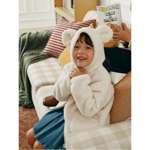 [시즌30%OFF][빈폴키즈] 귀달이 보아 점퍼 아이보리 (BI5X39U030)