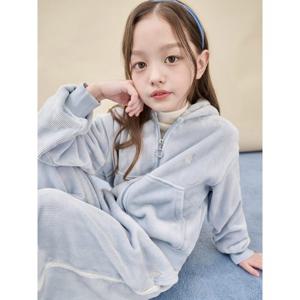 [시즌30%OFF][빈폴키즈] 여아 골벨로아 집업&와이드 팬츠 상하 세트  스카이 블루 (BI5941G04Q)