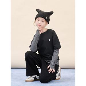 [시즌30%OFF][빈폴키즈] 여아 레이어드 티셔츠  블랙 (BI5941G055)