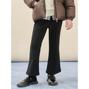 [시즌30%OFF][빈폴키즈] 여아 폴리기모 부츠컷 팬츠  블랙 (BI5X21G035)