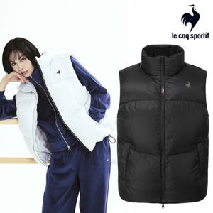 [르꼬끄] 남녀공용 르에어로 퍼텍스 다운 베스트 QQ423EDVN4_BLK