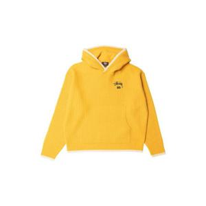 스투시 x 웨일즈 보너 캐시미어 후디 옐로우 317017